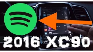 2016 Volvo XC90 Spotify App