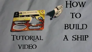 How to build a ship - Building a 1 masted sloop for Wizkids Pirates CSG