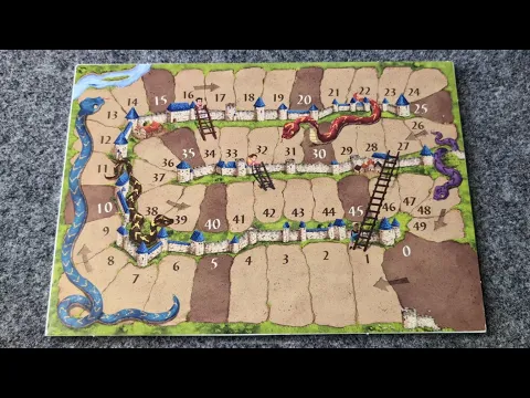 WHAT'S NEW Carcassonne Snakes & Ladders Mini-Expansion, plus PLAYTHROUGH and RANKING