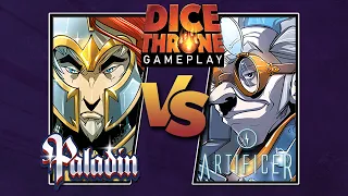 Dice Throne Duel Gameplay | Paladin vs Artificer