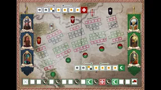 Boj na Kosovu (Battle of Kosovo) - abstract wargame for 1-2 players