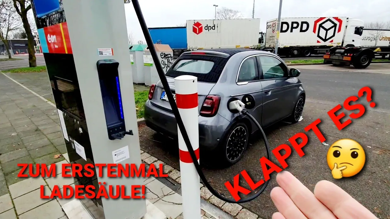 Zum ersten Mal Ladesäule mit Elektroauto! Hat es geklappt?
