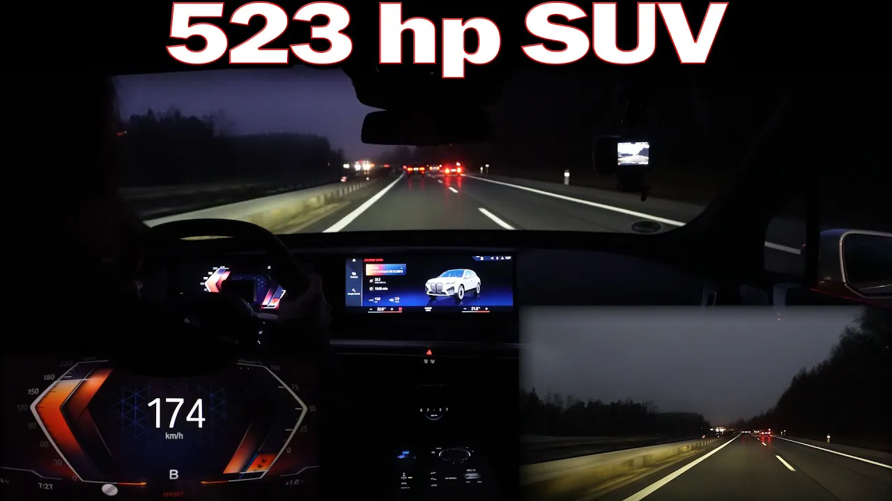 BMW iX 50 105 kWh - Experiencing 523hp and Matrix LED Headlights
