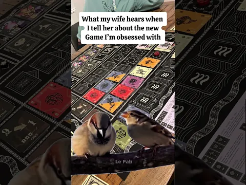 She did not ask me to talk about this #boardgame