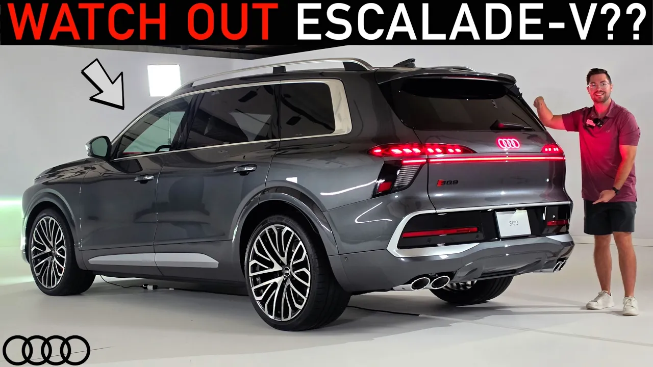 2027 Audi SQ9 -- Should Escalade-V & GLS AMG be WORRIED?? (591 HP Turbo V-8!)