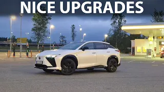 Lexus RZ 550e F Sport acceleration and noise test