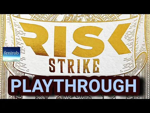 Risk Strike Board Game | Playthrough (2 Players)
