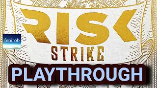 Risk Strike Board Game | Playthrough (2 Players)