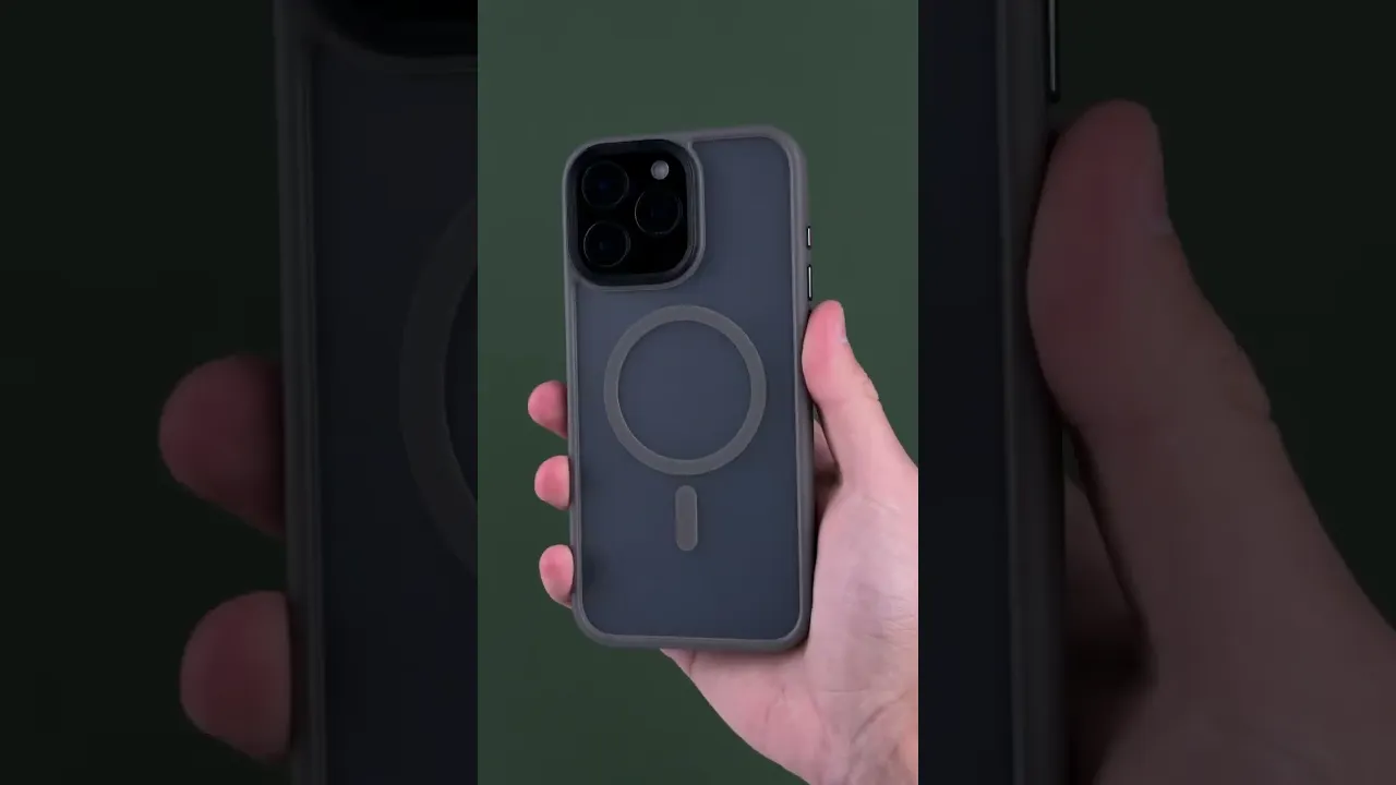TPU+PC чехол Metal Buttons with MagSafe для Apple iPhone 16 Pro (6.3"), Золотой
