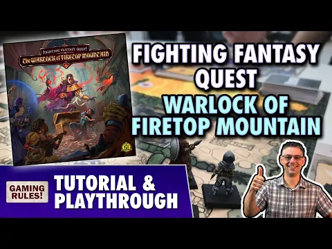 Fighting Fantasy Quest: The Warlock of Firetop Mountain - Tutorial & Playthrough