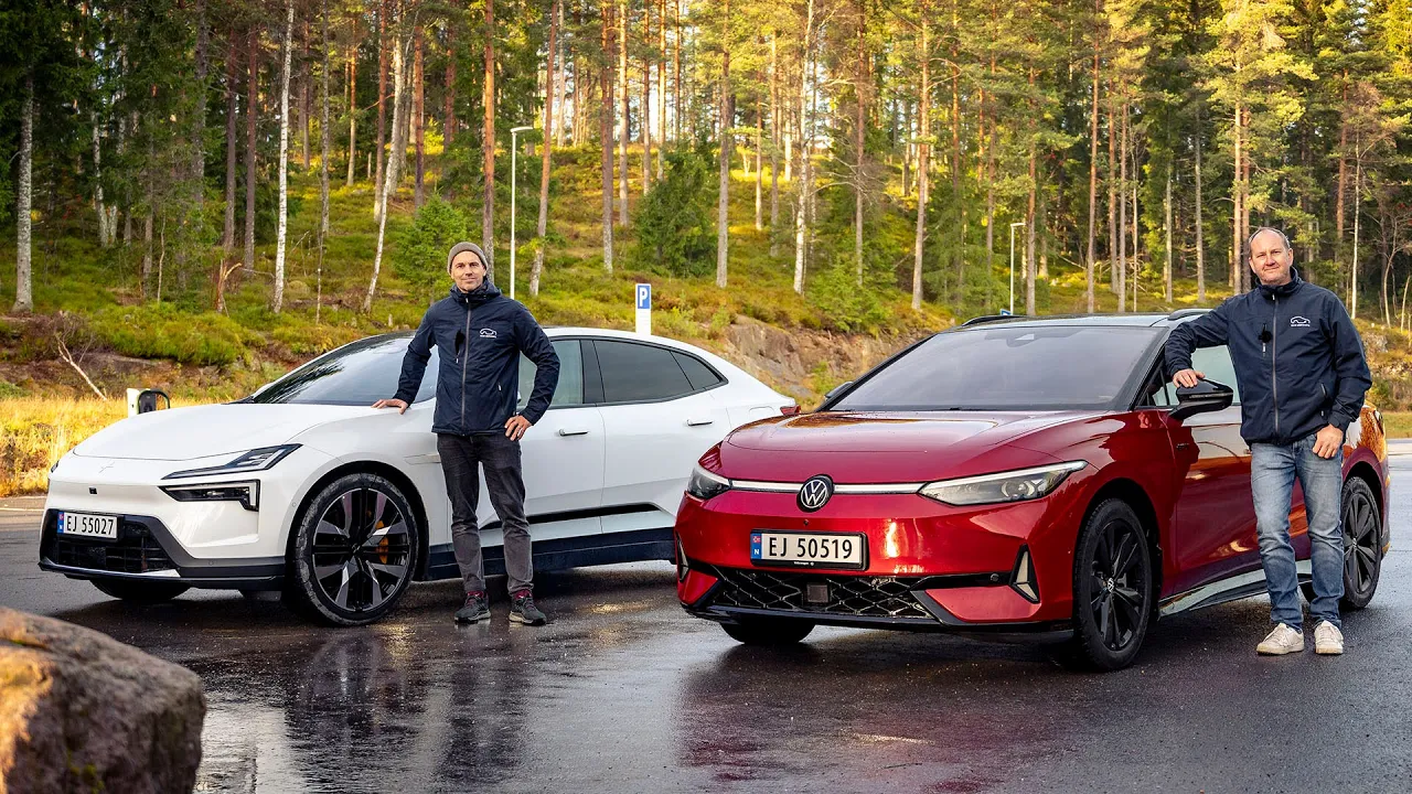 Duelltest - Volkswagen ID. 7 GTX Tourer vs. Polestar 4 Long range: Innovasjon ypper mot tradisjon