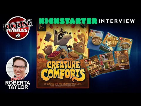 Creature Comforts Board Game Kickstarter Interview with Creator Roberta Taylor