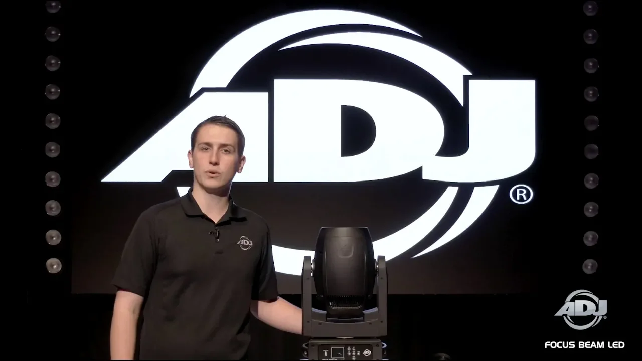 Product video thumbnail for ADJ American DJ Focus Beam LED 80W Cool White Moving Head