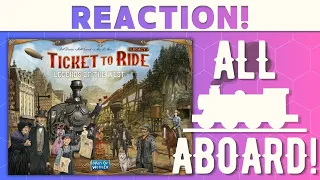 Ticket to Ride Legacy: Legends of the West - Reaction!