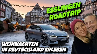 Teurer Spaß? Winter-Roadtrip im E-Auto zum Weihnachtsmarkt in Esslingen. Sehenswürdigkeite. #ev