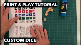 Building the custom dice for the PnP