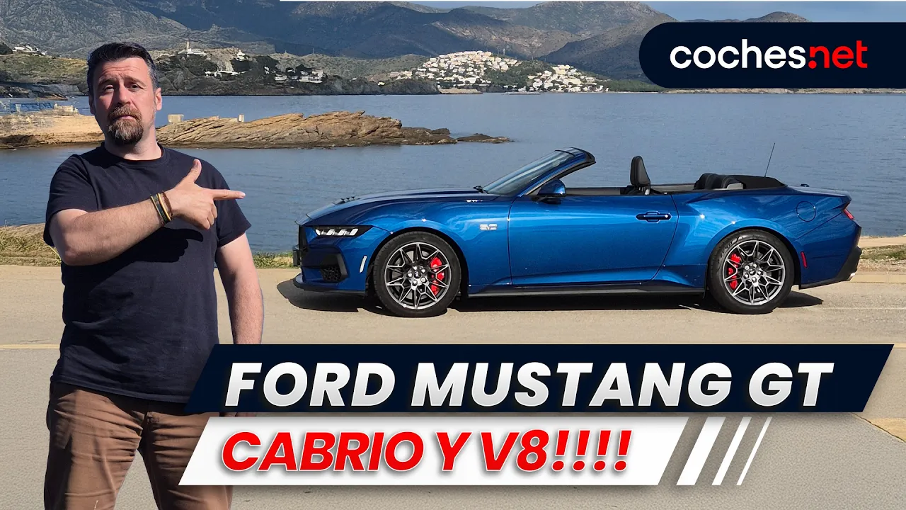 Ford MUSTANG GT Cabrio 2025 | Prueba / Test / Review en español | coches.net