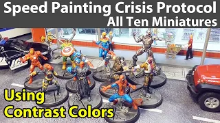 Speed Painting Crisis Protocol with Contrast Colors