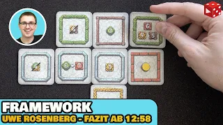 Uwe Rosenbergs Framework im Test (Solo vorgespielt und rezensiert)
