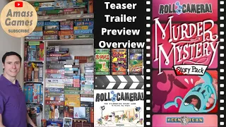 Roll Camera! Murder Mystery Story Pack unboxing teaser trailer preview overview AmassGames expansion