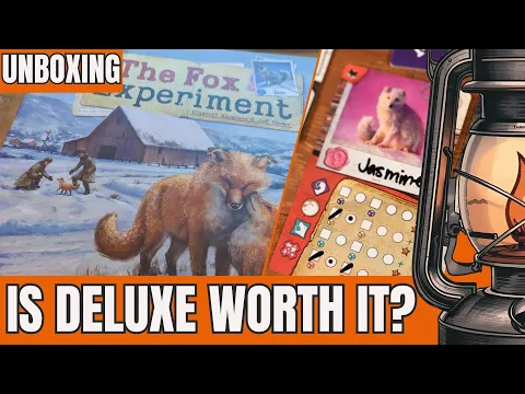 The Fox Experiment Deluxe Wooden Edition — Kickstarter Unboxing