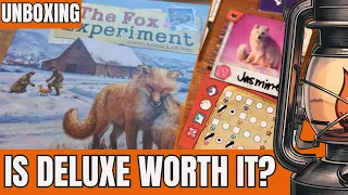 The Fox Experiment Deluxe Wooden Edition — Kickstarter Unboxing