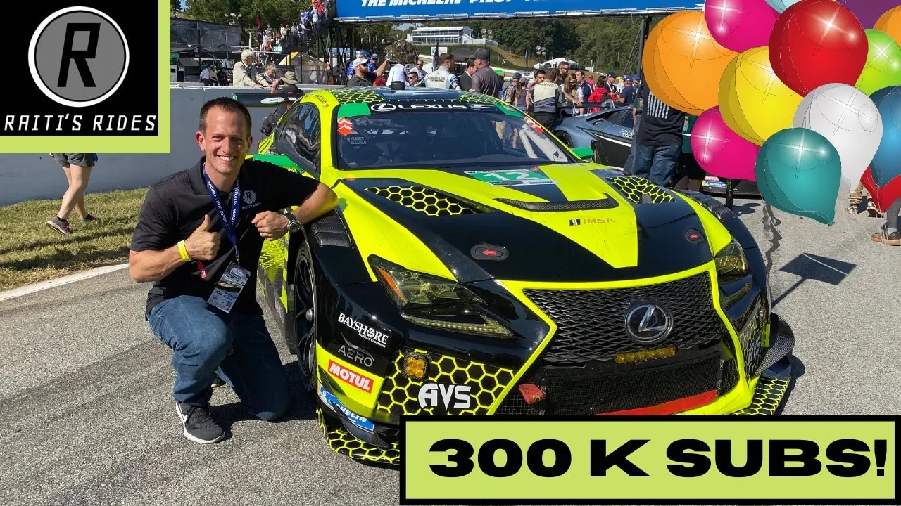 THANK YOU for 300,000 subscribers from Raiti's Rides!