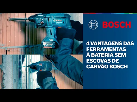 Parafusadeira Furadeira Bosch GSB 12V-30 Brushless 12V 2 Baterias + Maleta