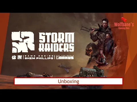 Storm Raiders KS with extras [Board Game] - Unboxing