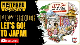 Let's Go! To Japan | How to Play | Solo Playthrough | Mista Rau Gaming