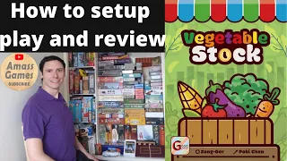 How to setup play and review Vegetable Stock #boardgame #games #tabletop #cardgames #cute  #stock