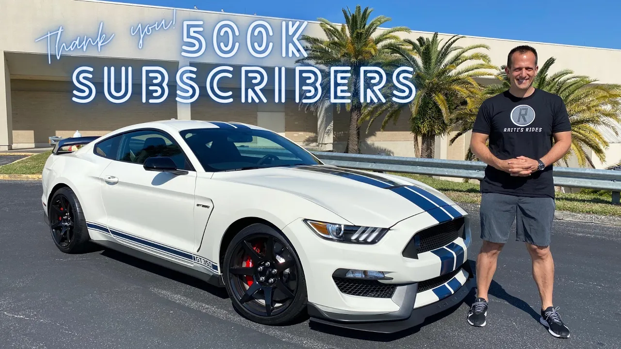 BIG NEWS in the Shelby GT350R on Raiti's Rides! 500k subscribers