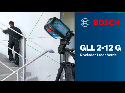 Nível a Laser Verde 12m GLL 2-12 G Bosch