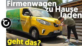 Die Post lädt ihre Autos beim Mitarbeiter zu Hause - wie geht das?