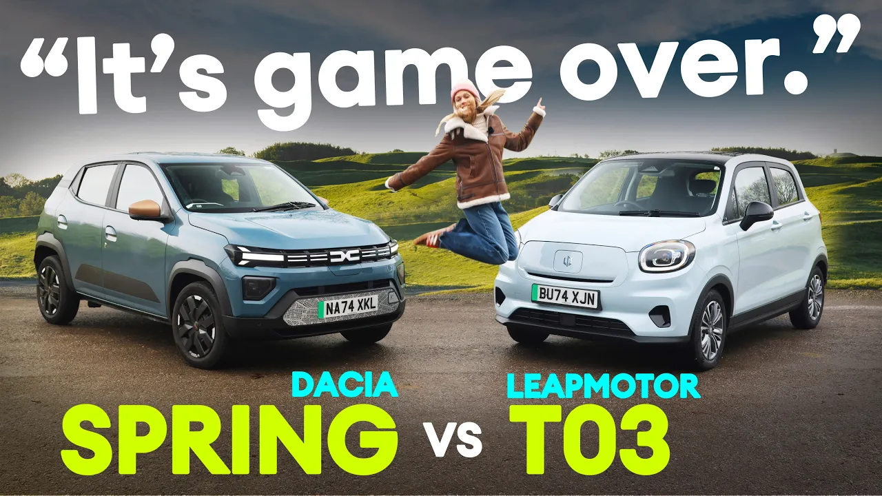 New Leapmotor T03 vs Dacia Spring | Budget EV Showdown! | Electrifying