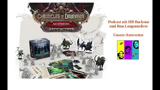 Podcast mit Ron und HB Backstar: Unsere Antworten und Einschätzungen zu Chronicles of Drunagor