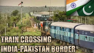 TRAIN CROSSING INDIA PAKISTAN BORDER 2020 🇮🇳🔥🇵🇰 @Indian Infra Man