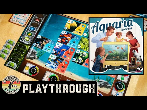 We Try to Build the Perfect Aquarium | Aquaria Board Game Full Playthrough