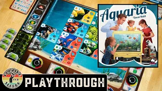 We Try to Build the Perfect Aquarium | Aquaria Board Game Full Playthrough