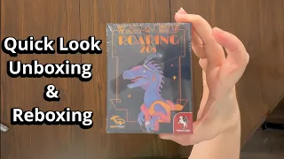 Roaring 20s - Quick Look Card Game Unboxing & Reboxing - What's Inside the box?