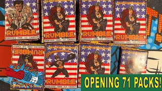 Opening 71 Rumble Packs!! Go Fight Pow Rumble Card Random Break - Trading Card Game - Go.Fight.Pow!