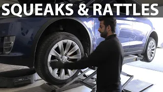 Bilexperten inspecting Model X P90DL after 263k km/5 years