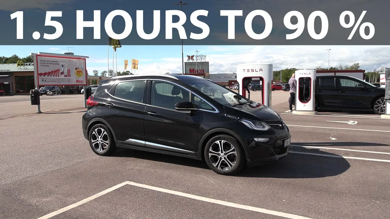 2017 Opel Ampera-e with 153k km charging test