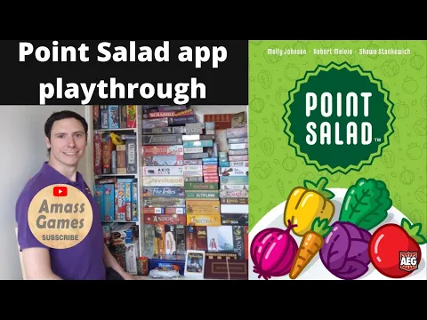 Point Salad digital how to play board game family app AmassGames #android #boardgame #tabletop