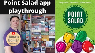 Point Salad digital how to play board game family app AmassGames #android #boardgame #tabletop