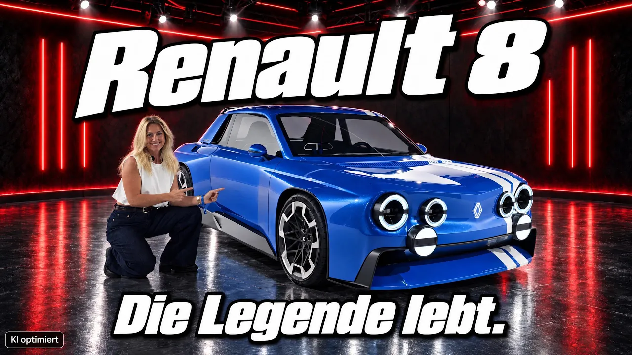 Renault 8 Gordini: Die elektrische Wiedergeburt einer Legende.