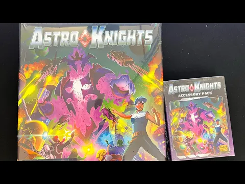Astro Knights Kickstarter Board Game Unboxing | DaniCha
