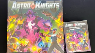 Astro Knights Kickstarter Board Game Unboxing | DaniCha