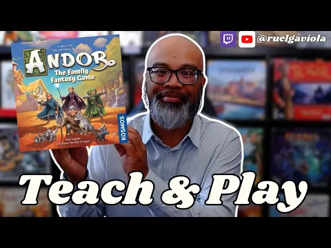 Can we rescue the wolf cubs in Andor: The Family Fantasy Game? Solo Teach & Play