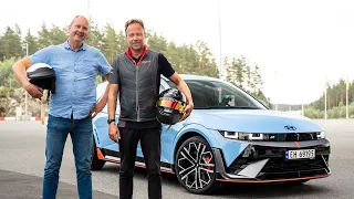 Banetest av Hyundai Ioniq 5 N – en fossilbil-killer? Vi tester på Rudskogen Motorsenter